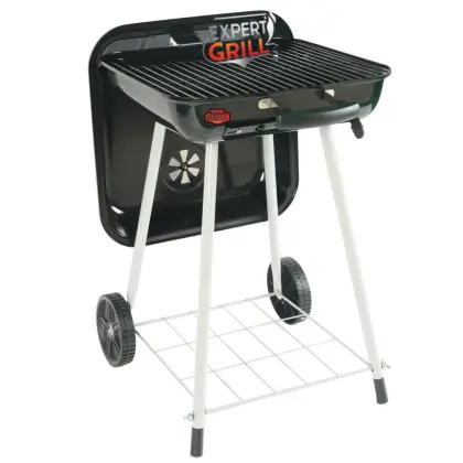 Expert Grill 17.5 Square Steel Charcoal Grill 360 angel degree view