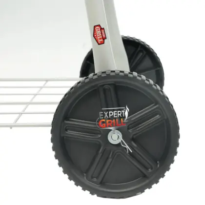 Expert Grill 17.5 Square Steel Charcoal Grill Wheel