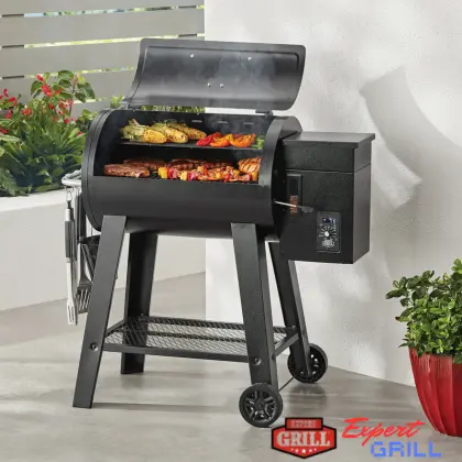 Expert Grill 28 Pellet Grill cooking