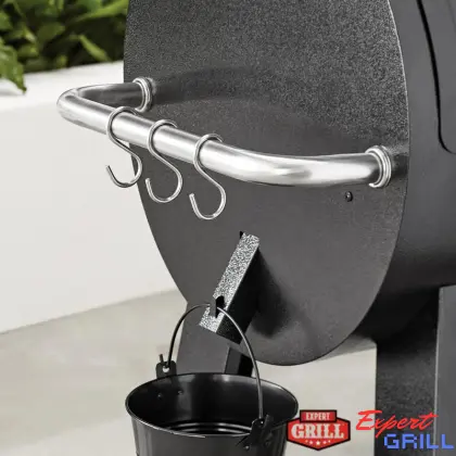 Expert Grill 28 Pellet Grill corner for extra hold