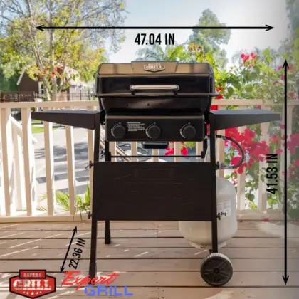 Expert 3 burner gas grill hotsell