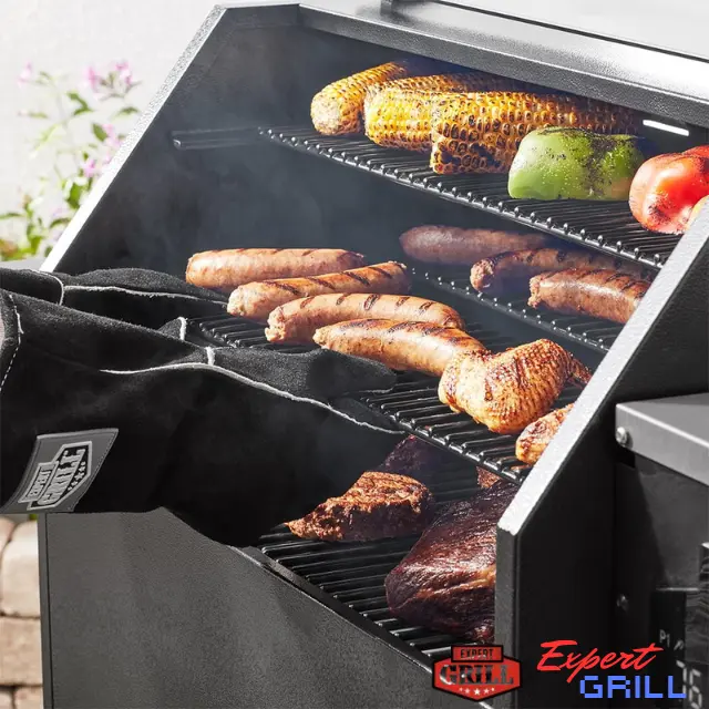 Expert Grill Commodore Pellet Grill and Smoker cooking