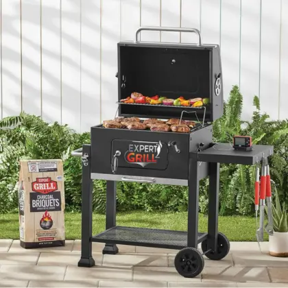 Heavy duty 24 inch charcoal grill hotsell