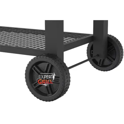 Expert Grill Heavy Duty 24-inch Charcoal Grill Two Wheel Cart