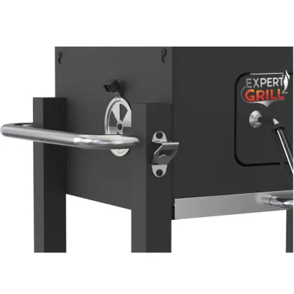 Expert Grill Heavy Duty 24-inch Charcoal Grill left side view