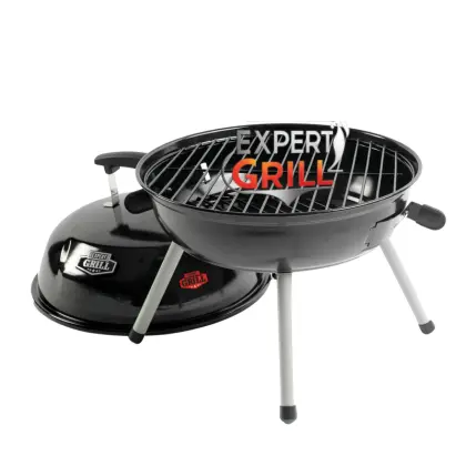 Expert Grill 14.5'' Steel Portable Charcoal Grill & lid