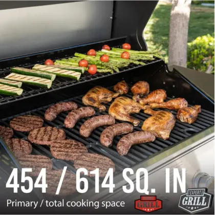 Expert Grill 4 Burner Propane Gas Grill total cooking space