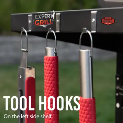 Expert Grill 5 Burner Propane Gas Grill tool hooks