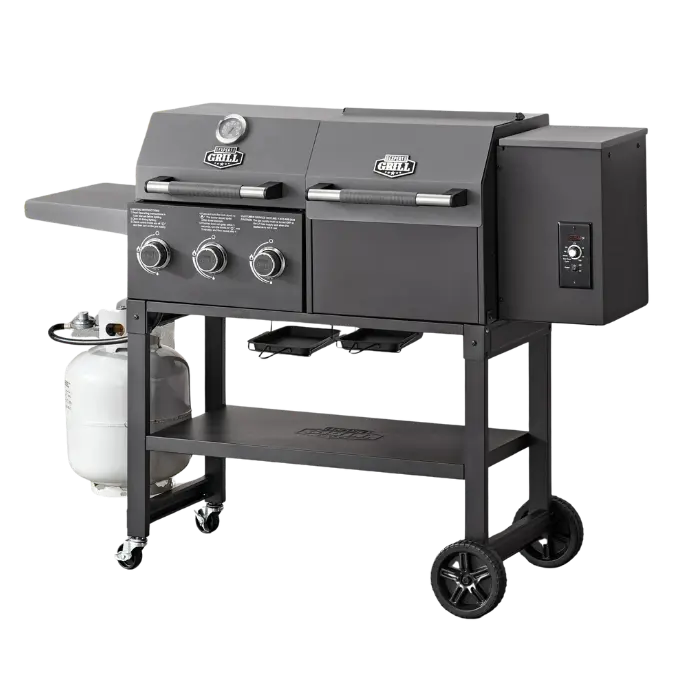 expert smoker grill combo