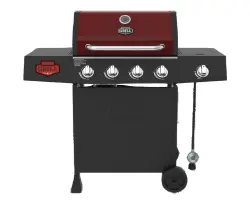 Expert Grill 4 Burner with Side Burner Propane Gas Grill in Red, 60,000 BTUs