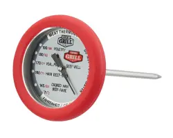 Expert Grill Stainless Steel Meat Thermometer with Dial