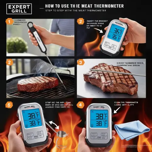 expert grill thermometer instructions